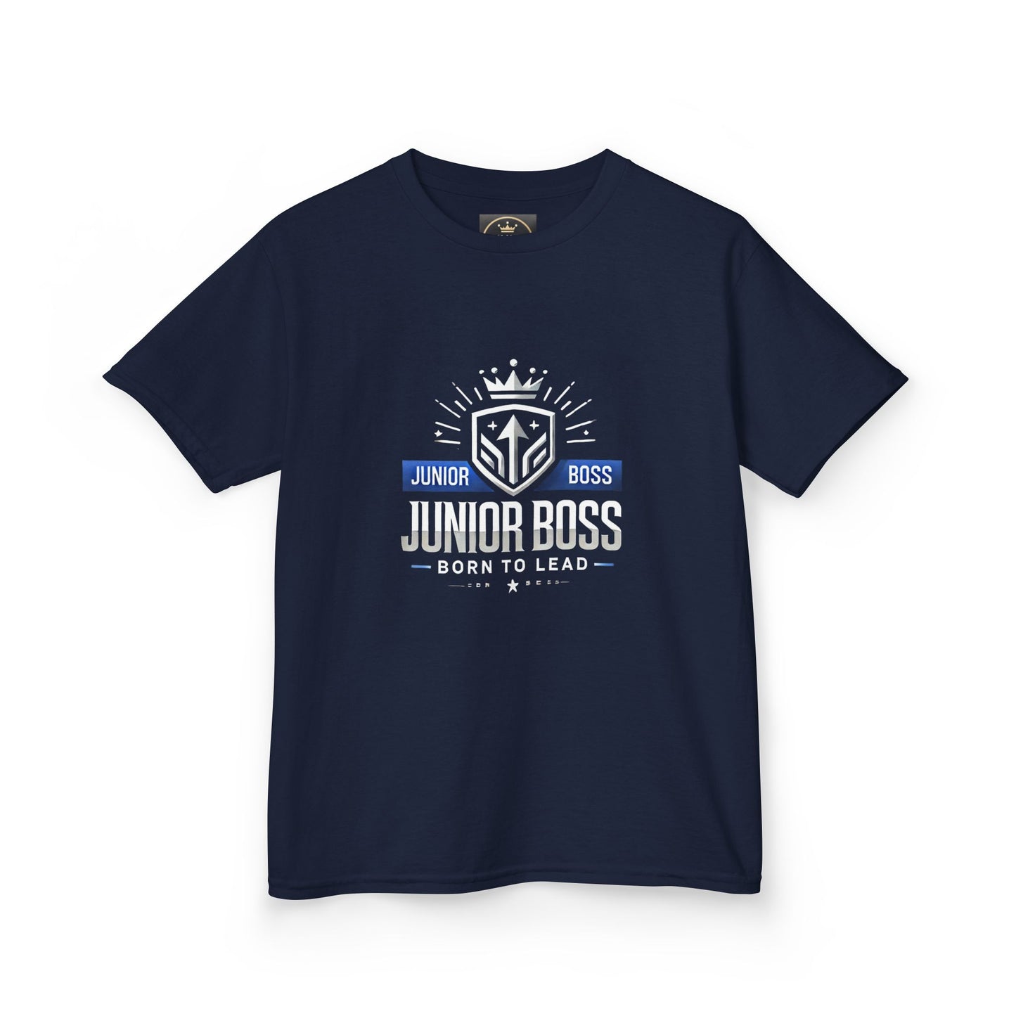 Junior Boss Kids Heavy Cotton Tee - Fun & Confident Children's T-Shirt