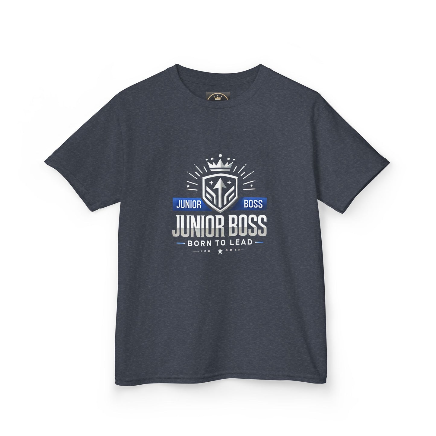 Junior Boss Kids Heavy Cotton Tee - Fun & Confident Children's T-Shirt